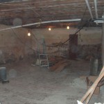Basement back of former bookstore