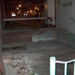 Basement looking north from south entrance