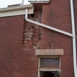 Exterior (east side) begin removal of middle section 3
