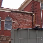 Exterior (east side) begin removal of middle section 4