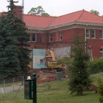 Exterior (east side) removal of middle section 12