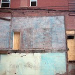 Exterior (east side) removal of middle section 16 looking north