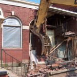 Exterior (east side) removal of middle section 4