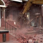 Exterior (east side) removal of middle section 5
