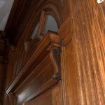 First floor lobby woodwork
