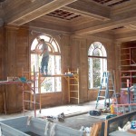 Installing new windows in the dining room