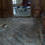 Lobby (west side) floor removal 2