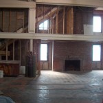 Mezzanine in future dining room (former post office)