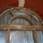 Stripping the finish off of the exterior windows