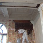 Uncovering the woodwork in the dining room