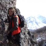 Preparing to hike out of the Reindeer Hills