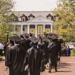 Graduates on Brooks Walk