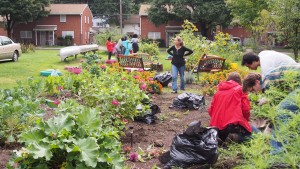 Service Saturday, Creating Landscapes for Families Community Garden